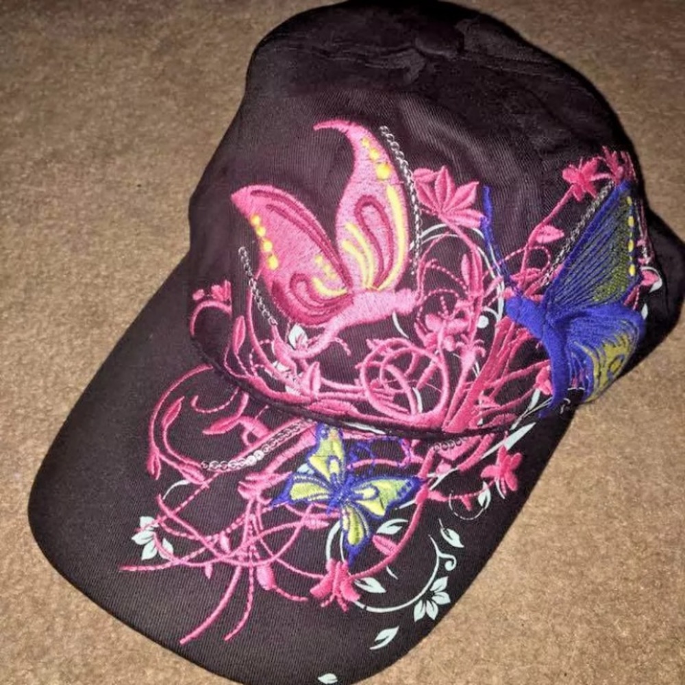 Women’s Butterfly Baseball Cap - New